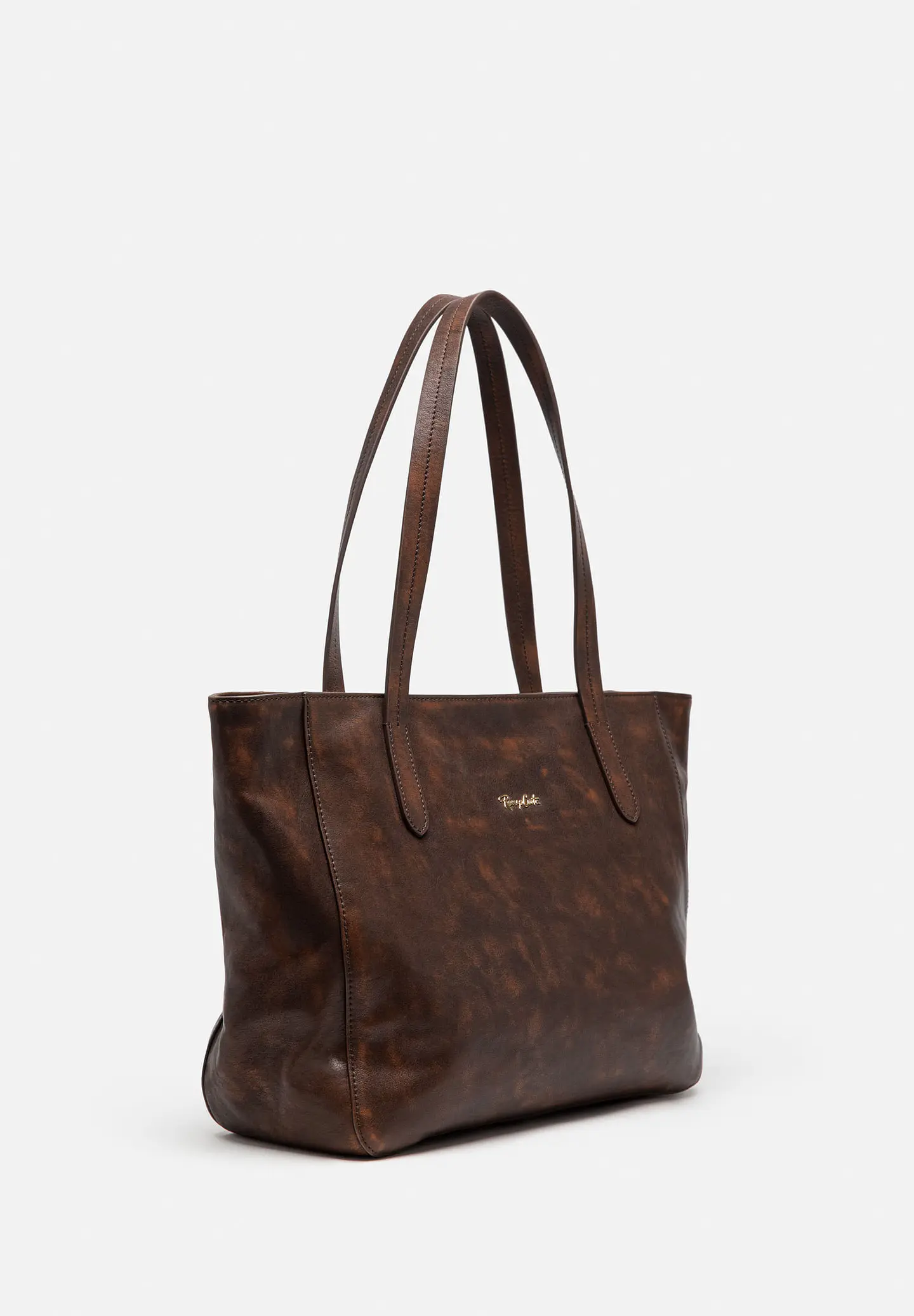 Cartera Tote De Cuero Vintage 3