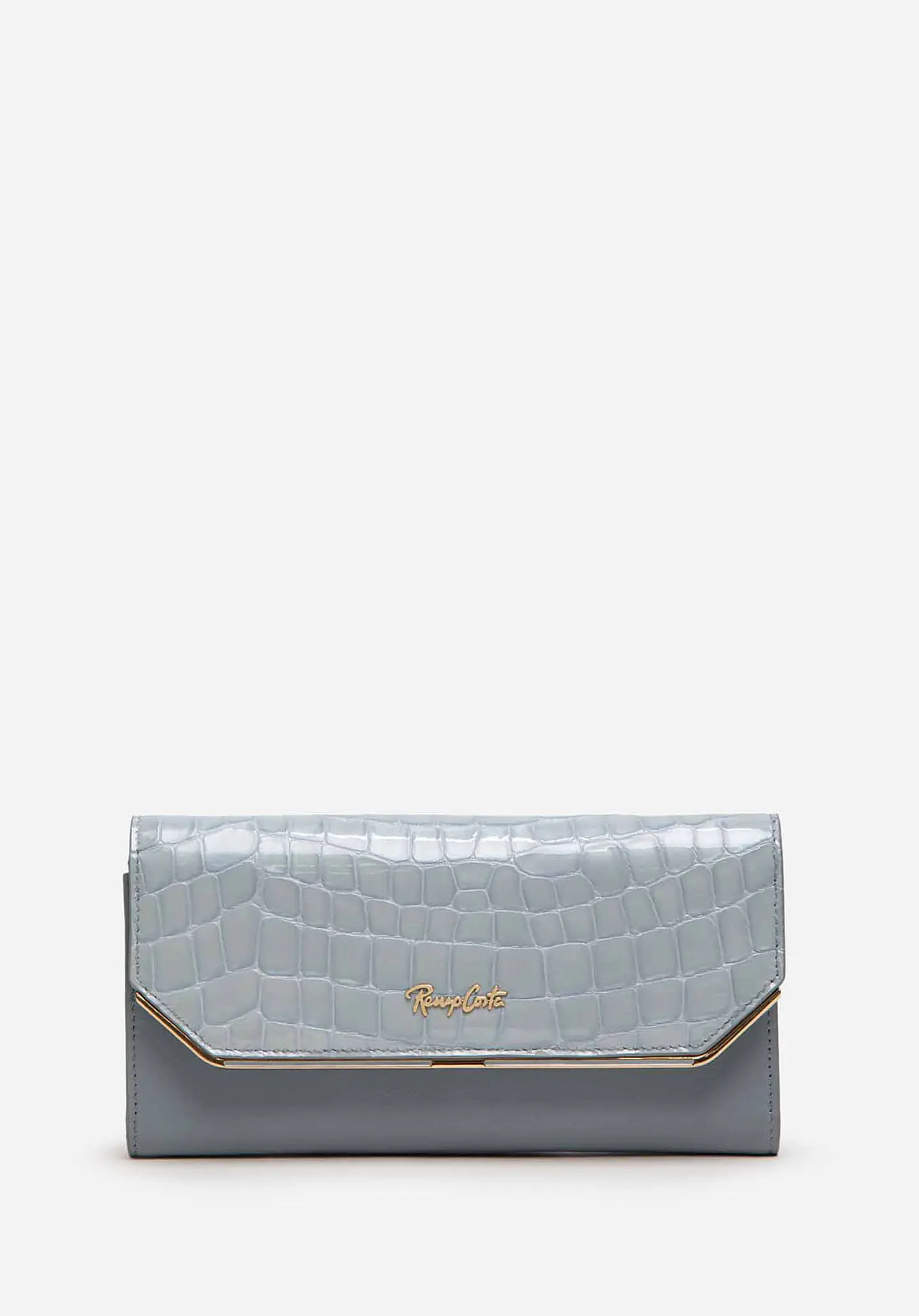 Billetera Croco Luxe Clutch 12