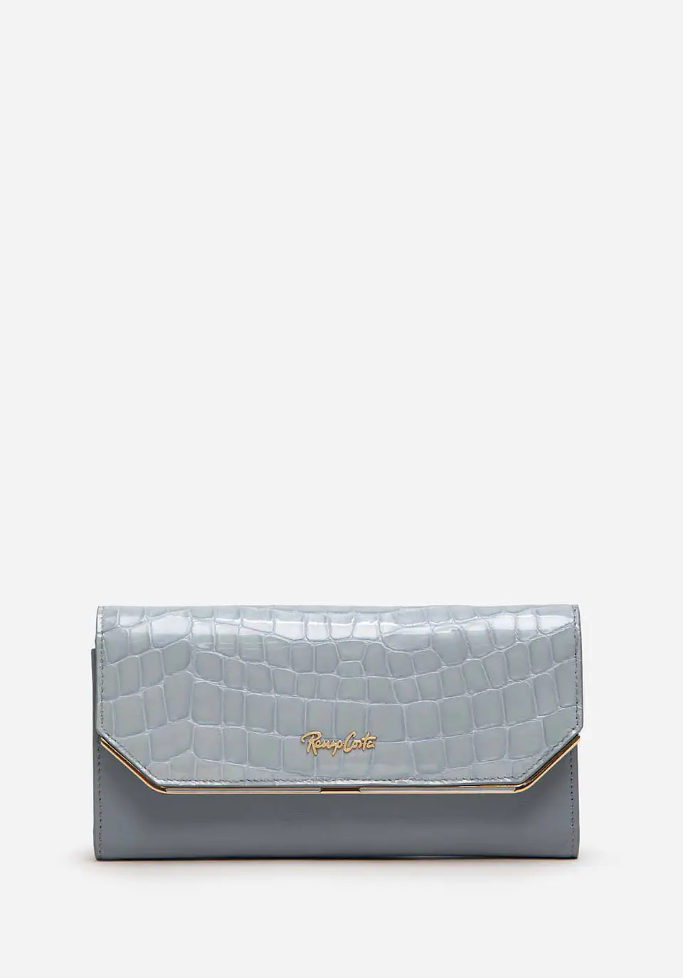 Billetera Croco Luxe Clutch 12