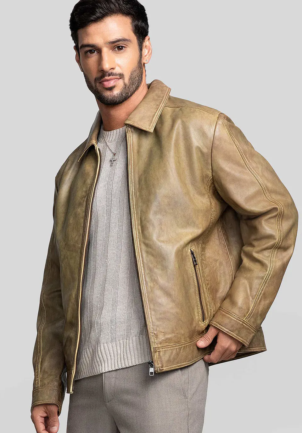 Casaca Cuero Denver 25