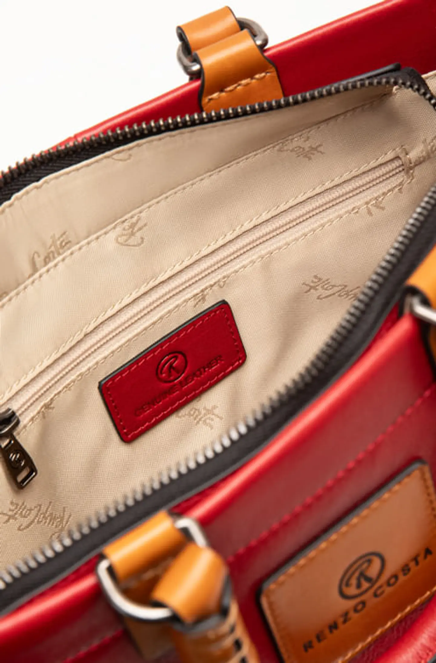 Cartera Cuero Dual Handle 4