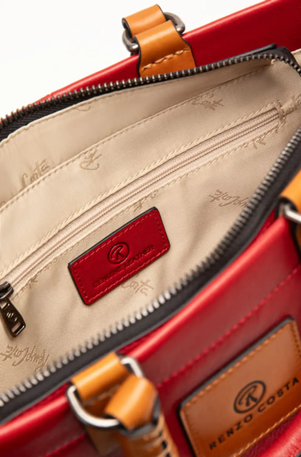 Cartera Cuero Dual Handle 4