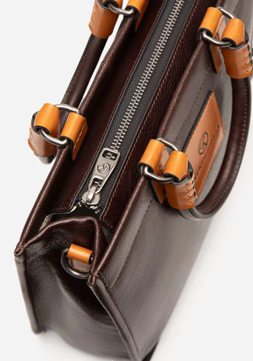 Cartera Cuero Dual Handle 15
