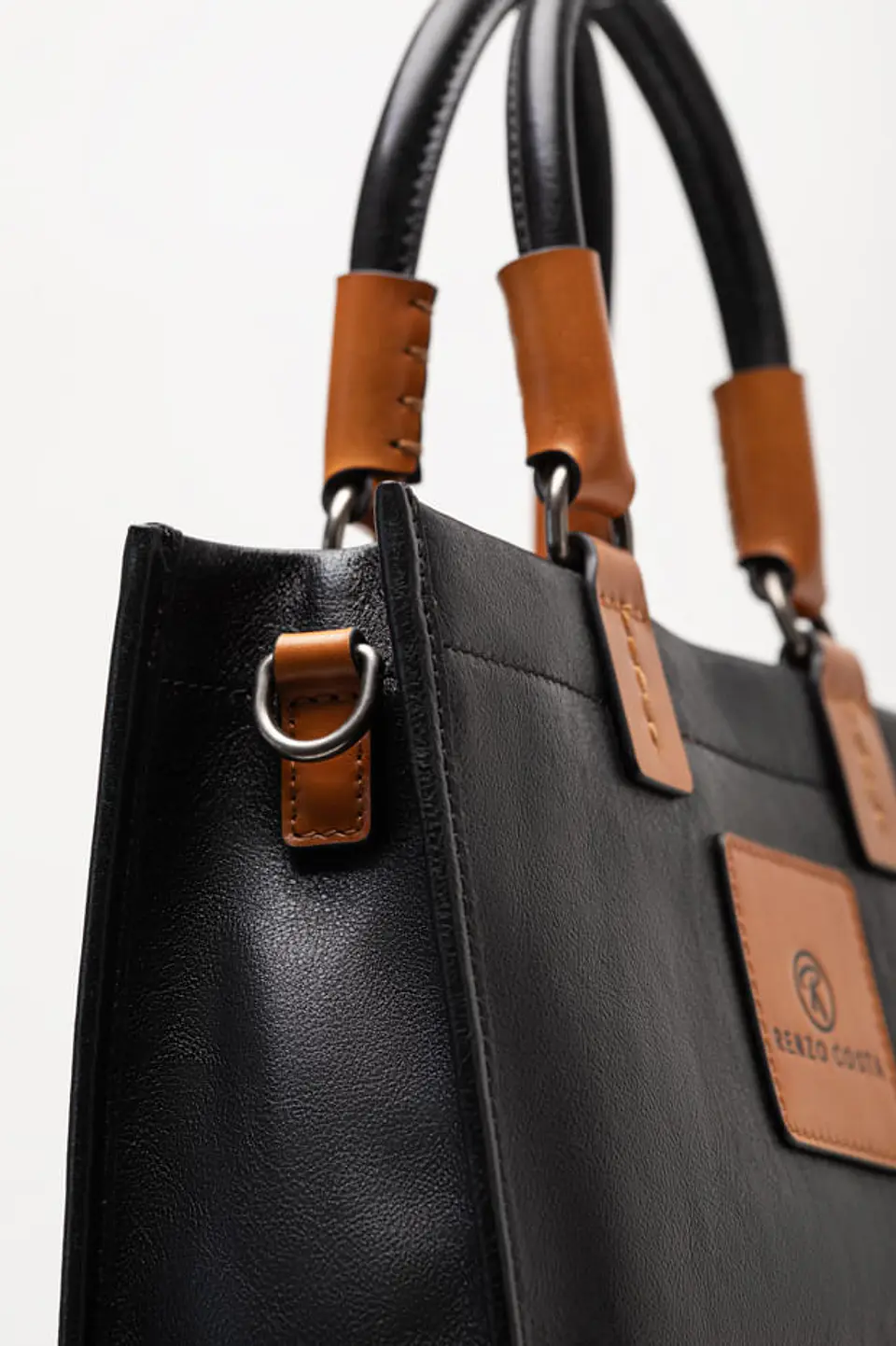 Cartera Cuero Dual Handle 26