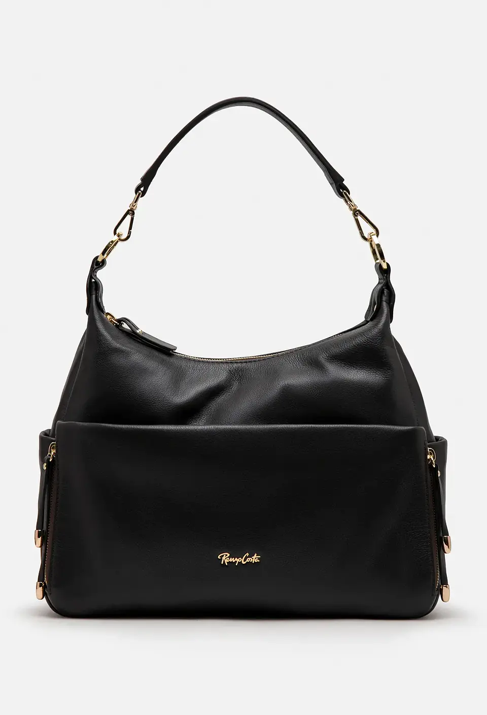 Cartera De Cuero Mustard 2