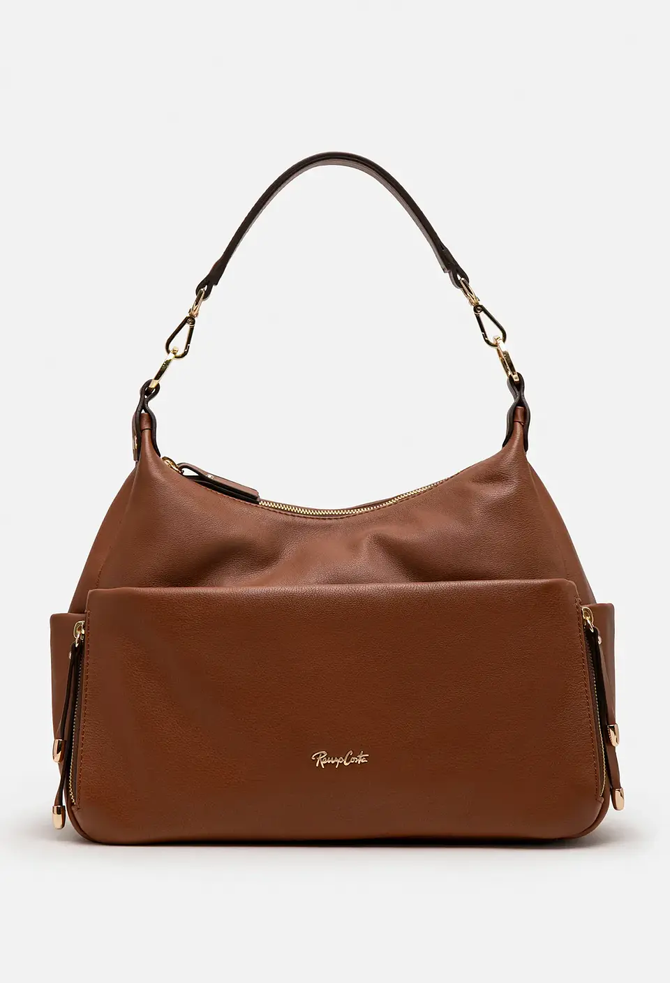 Cartera De Cuero Mustard 5