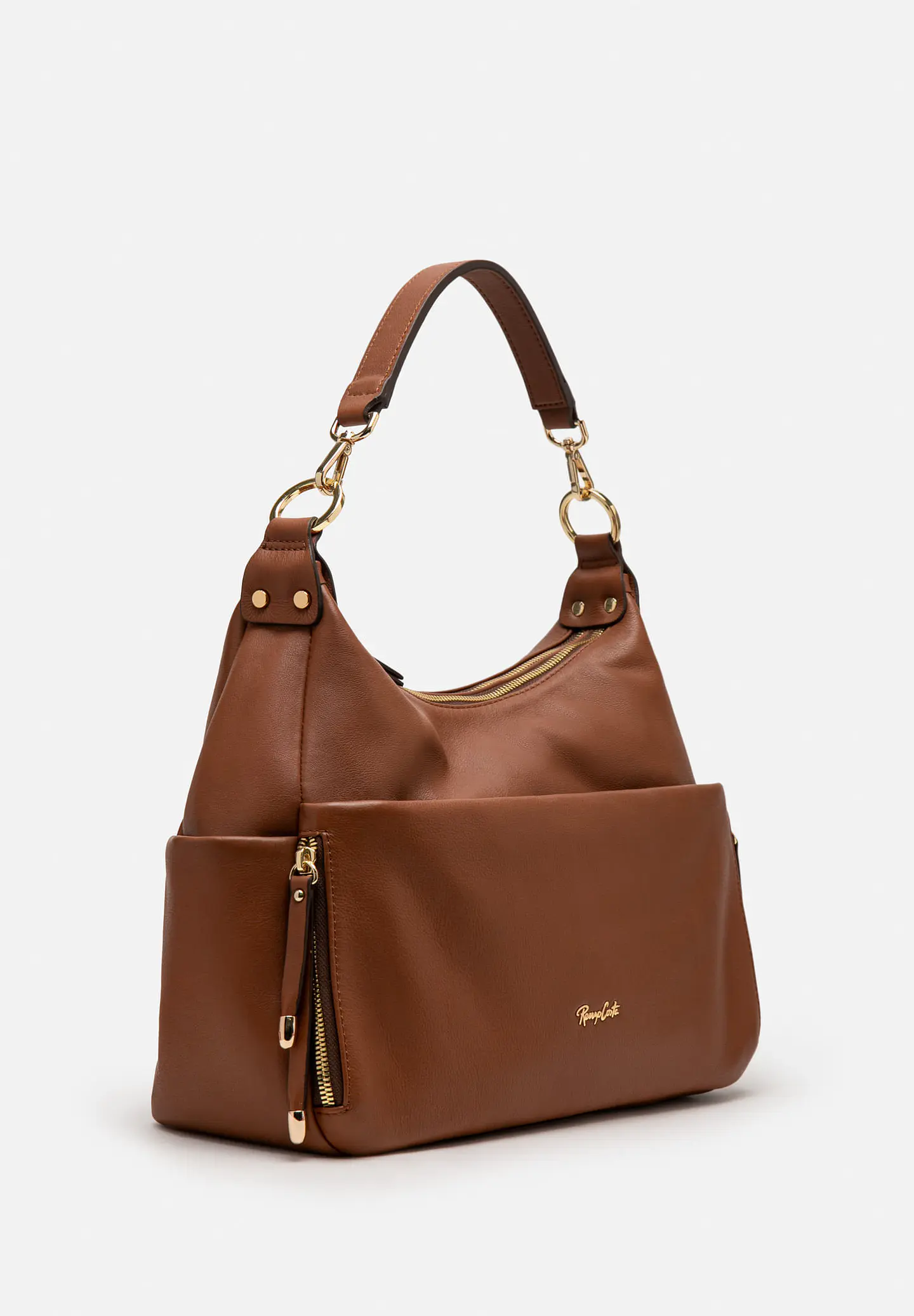 Cartera De Cuero Mustard 10