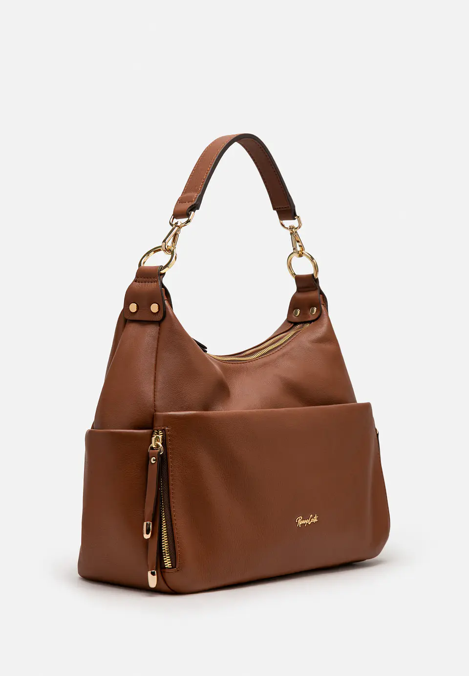 Cartera De Cuero Mustard 10