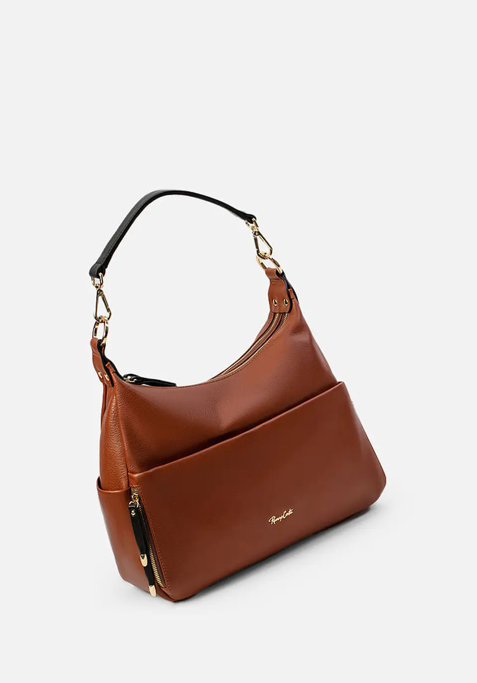 Cartera De Cuero Mustard 23