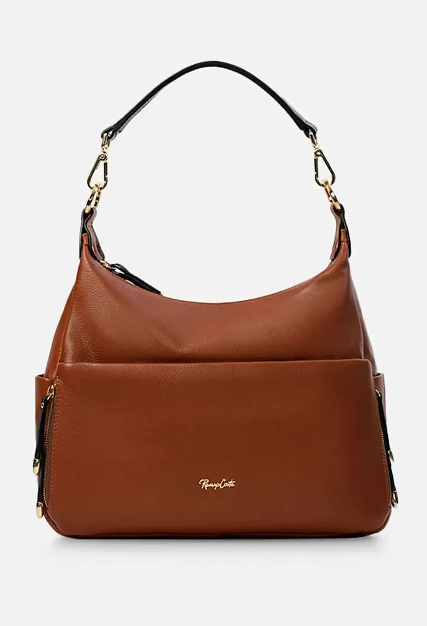 Cartera De Cuero Mustard 31