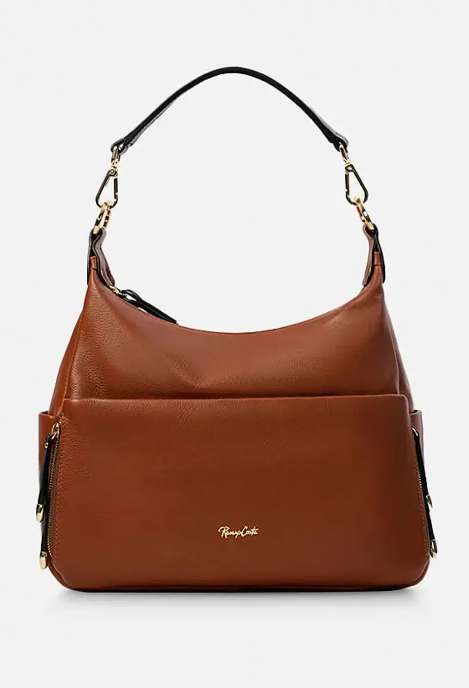 Cartera De Cuero Mustard 31