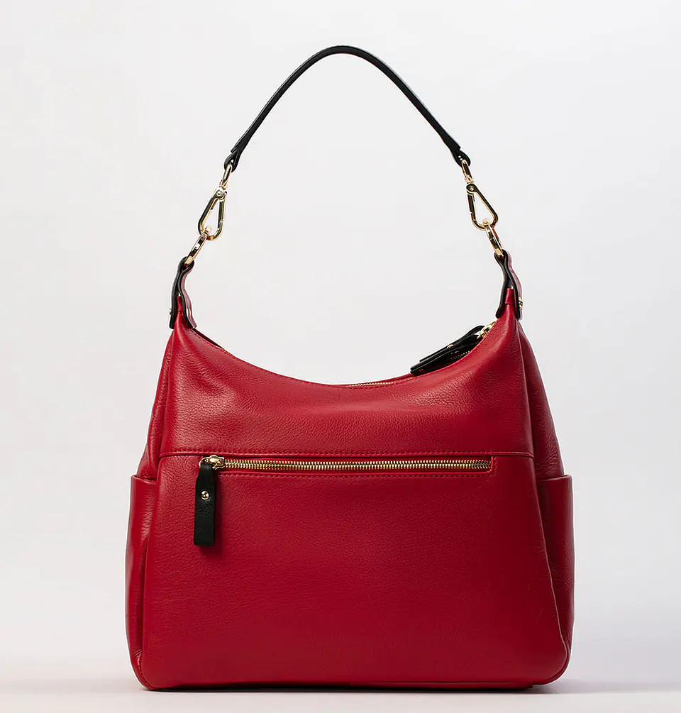 Cartera De Cuero Mustard 43