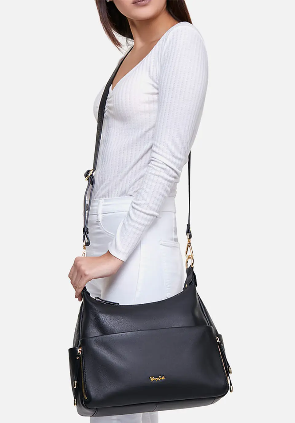 Cartera De Cuero Mustard 46