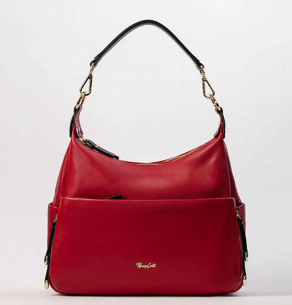 Cartera De Cuero Mustard 48