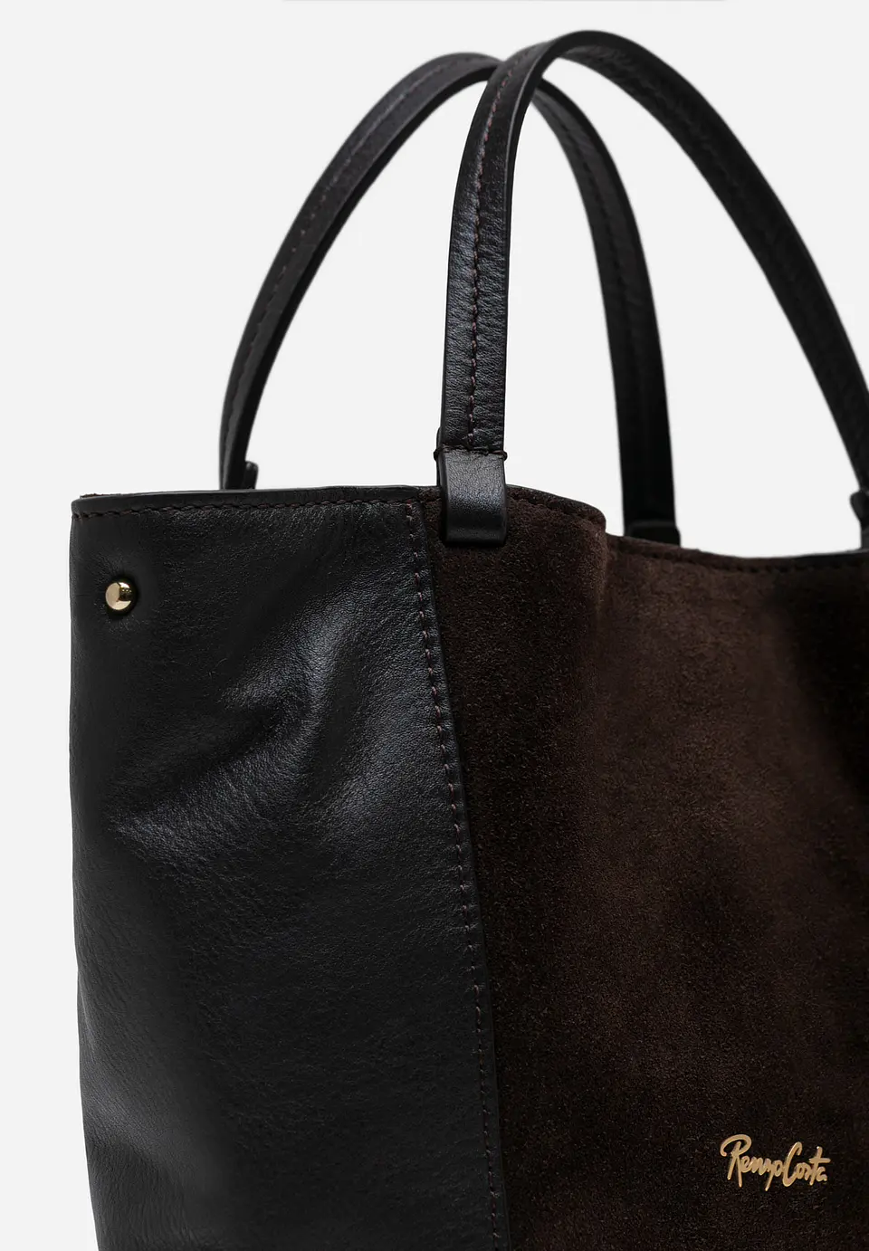 Cartera De Cuero Velour Mini 13