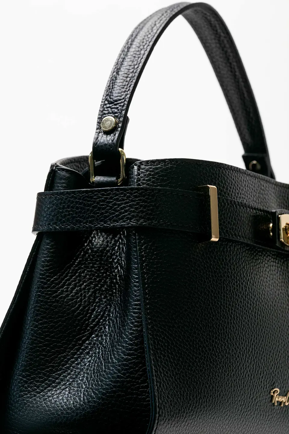 Cartera Cuero Lock Midi 1