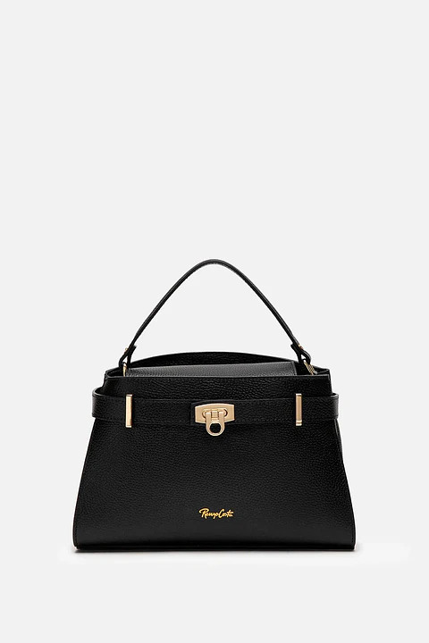 Cartera Cuero Lock Midi