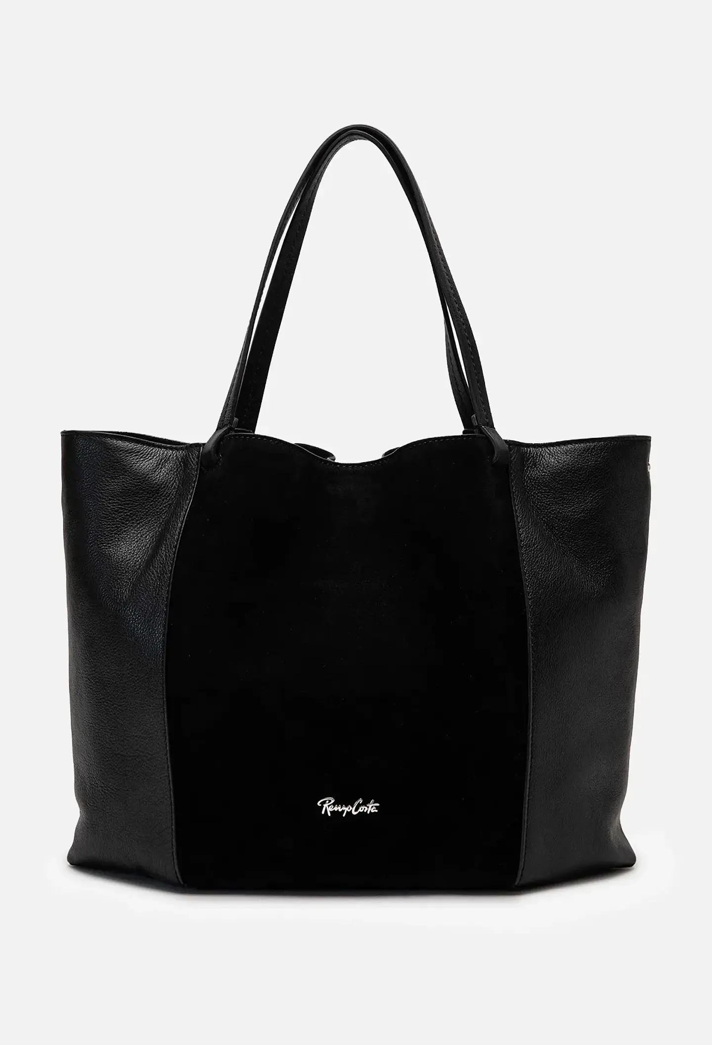 Cartera De Cuero Velour Maxi 1