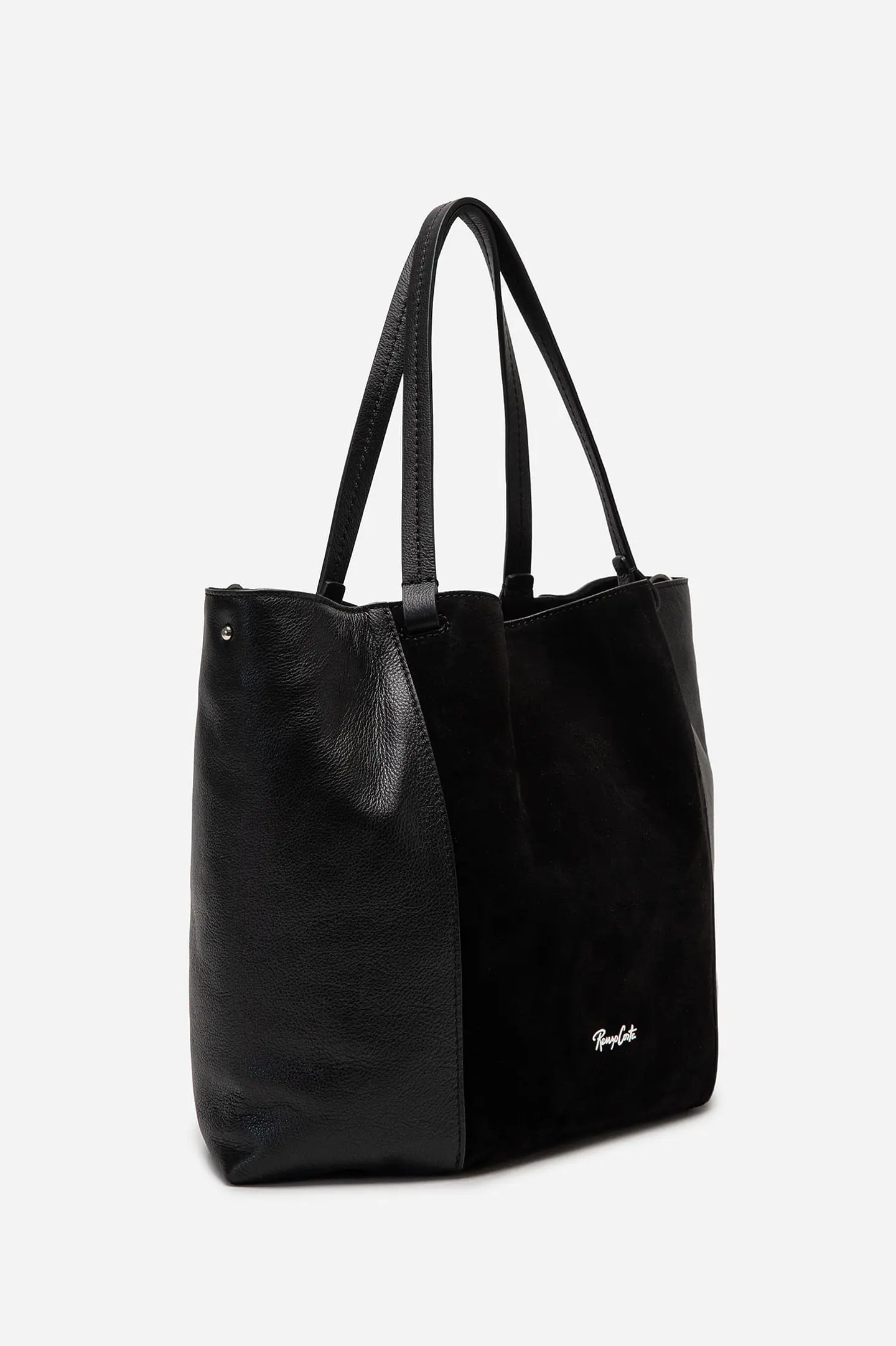 Cartera De Cuero Velour Maxi 3