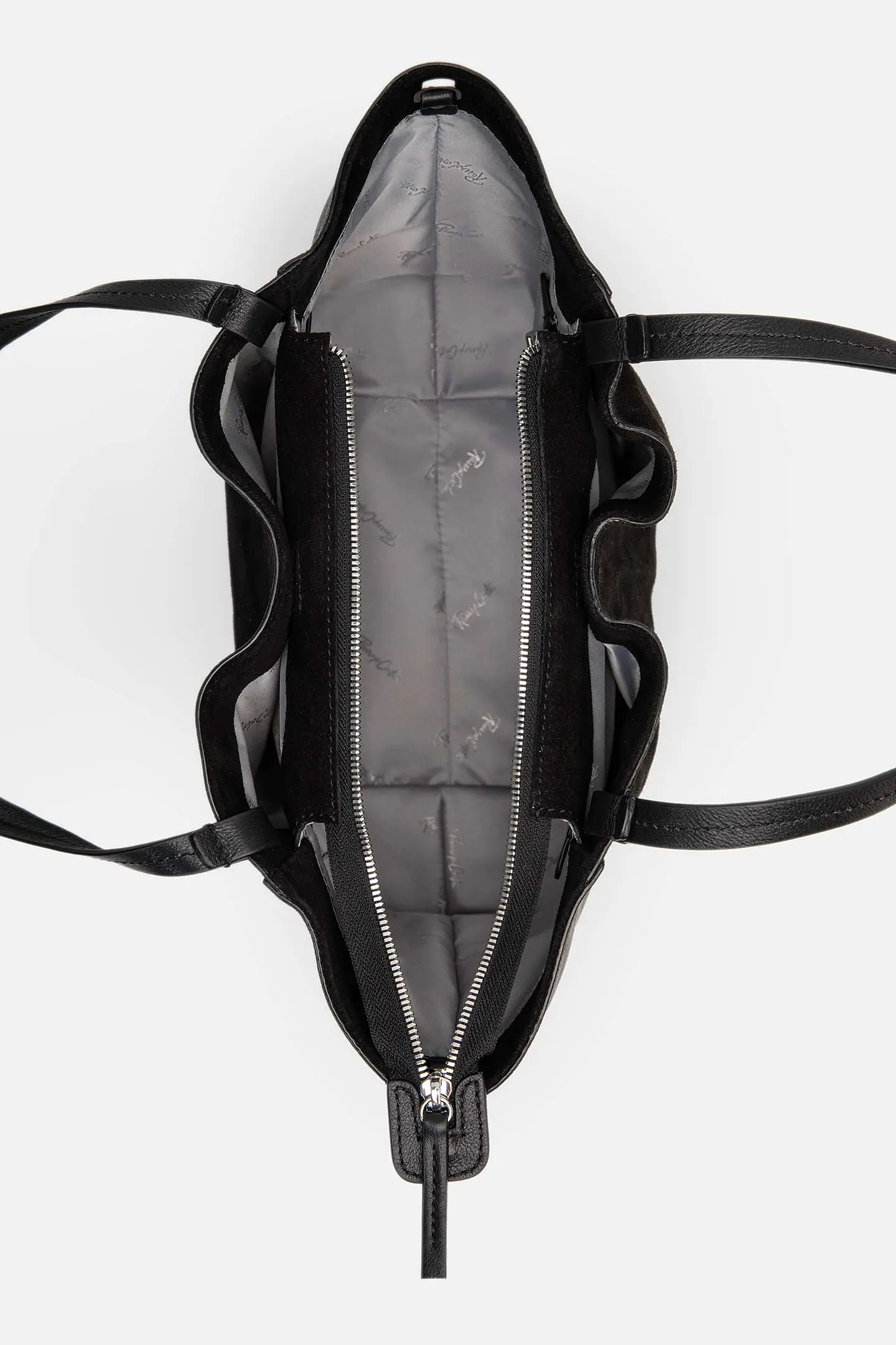 Cartera De Cuero Velour Maxi 4
