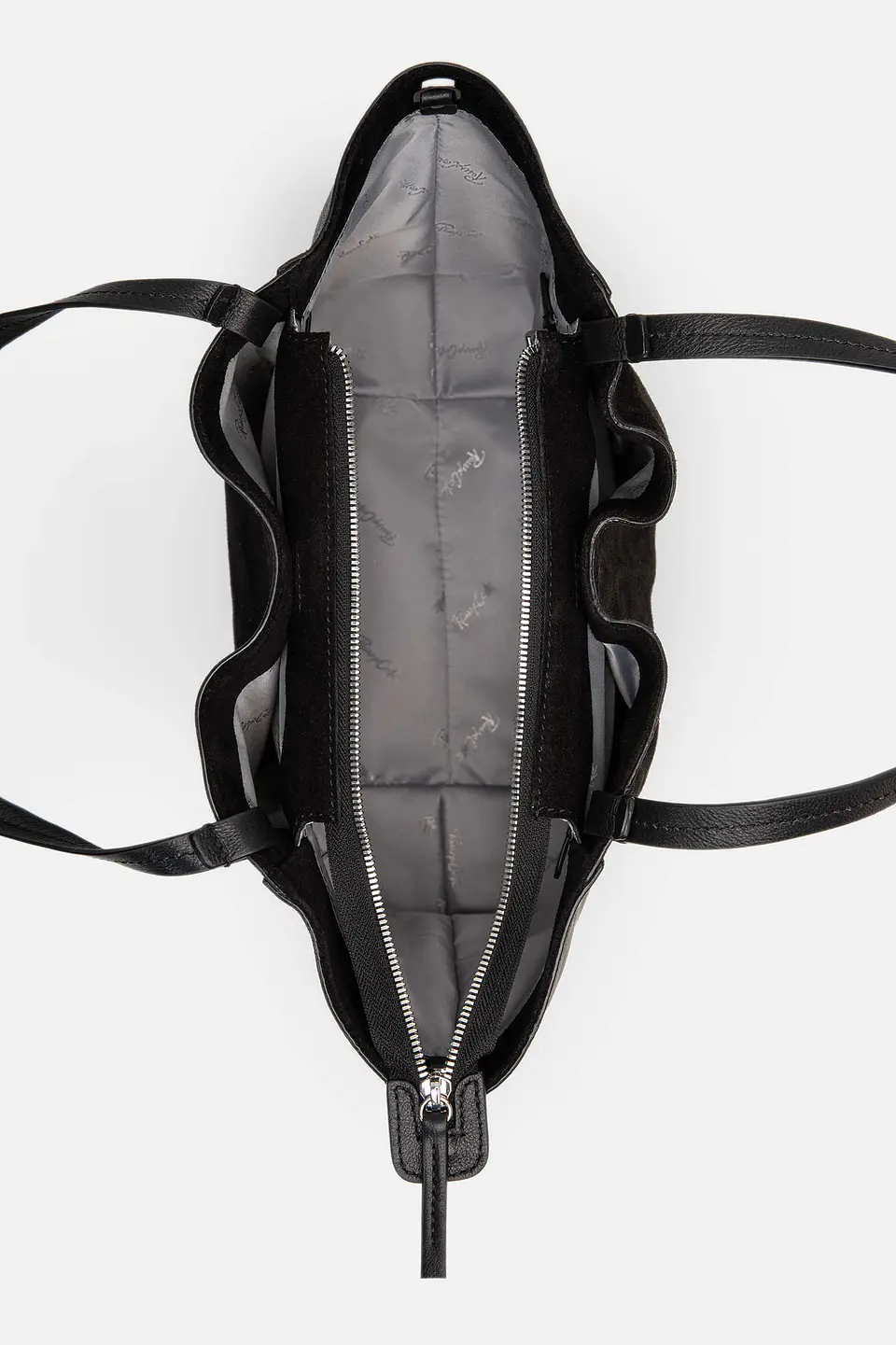 Cartera De Cuero Velour Maxi 4
