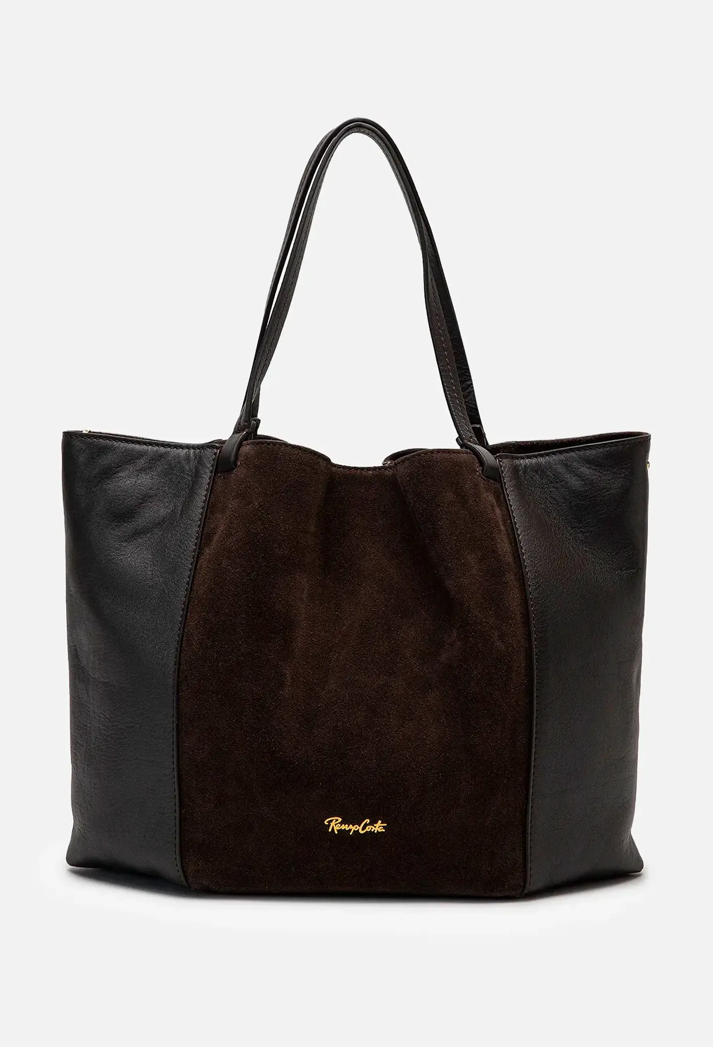 Cartera De Cuero Velour Maxi 17
