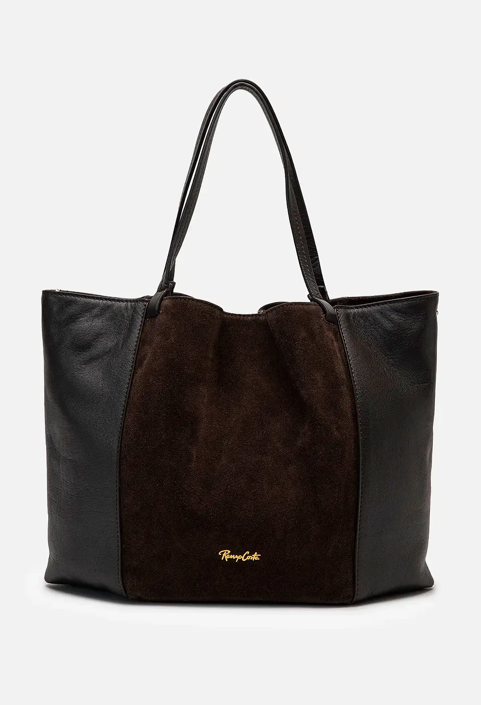 Cartera De Cuero Velour Maxi 17