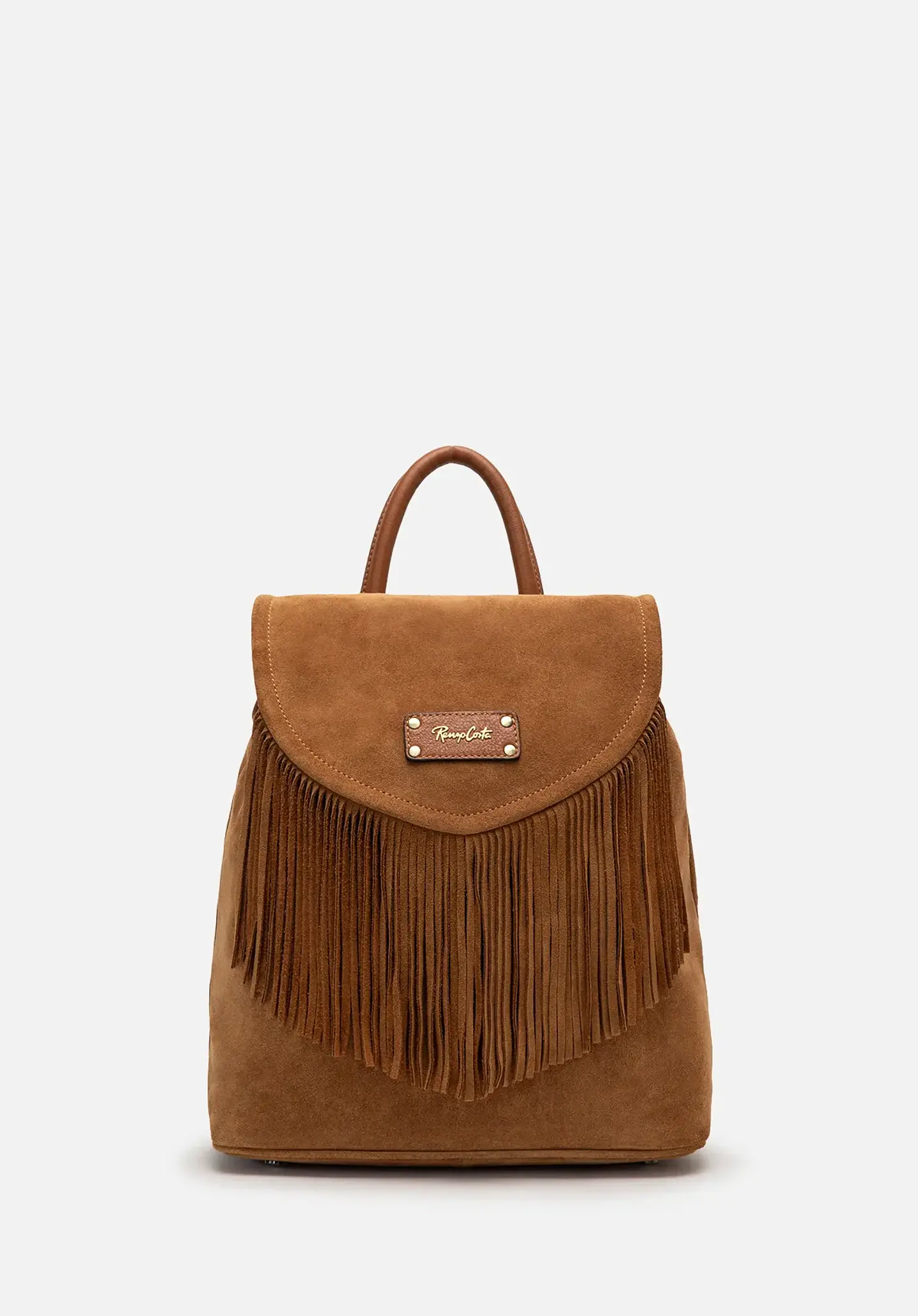 Mochila De Gamuza Flecos 6