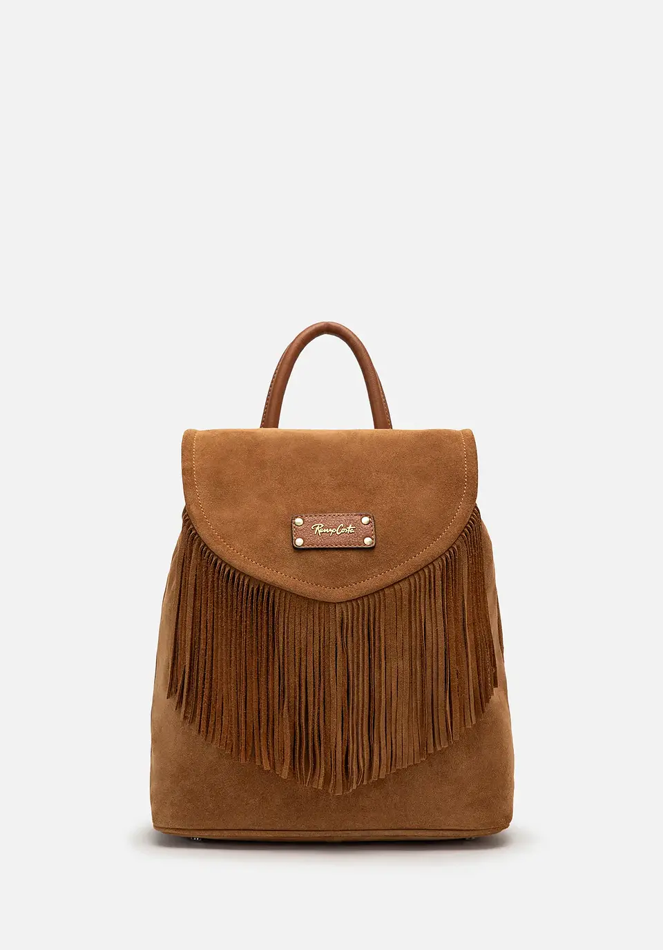 Mochila De Gamuza Flecos 6
