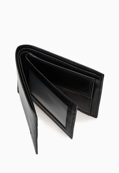 Billetera Cuero Block Snap