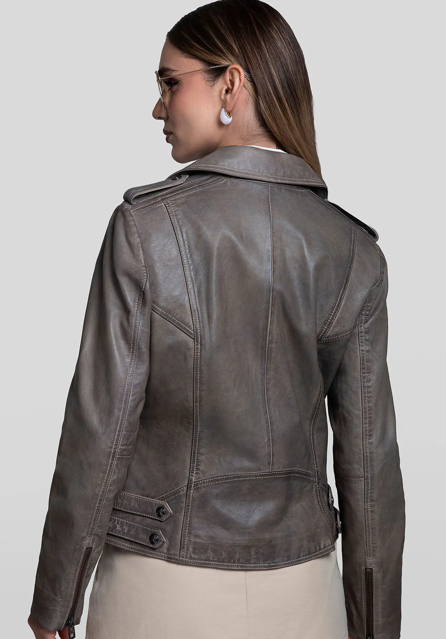 Casaca Cuero Biker Muse 30