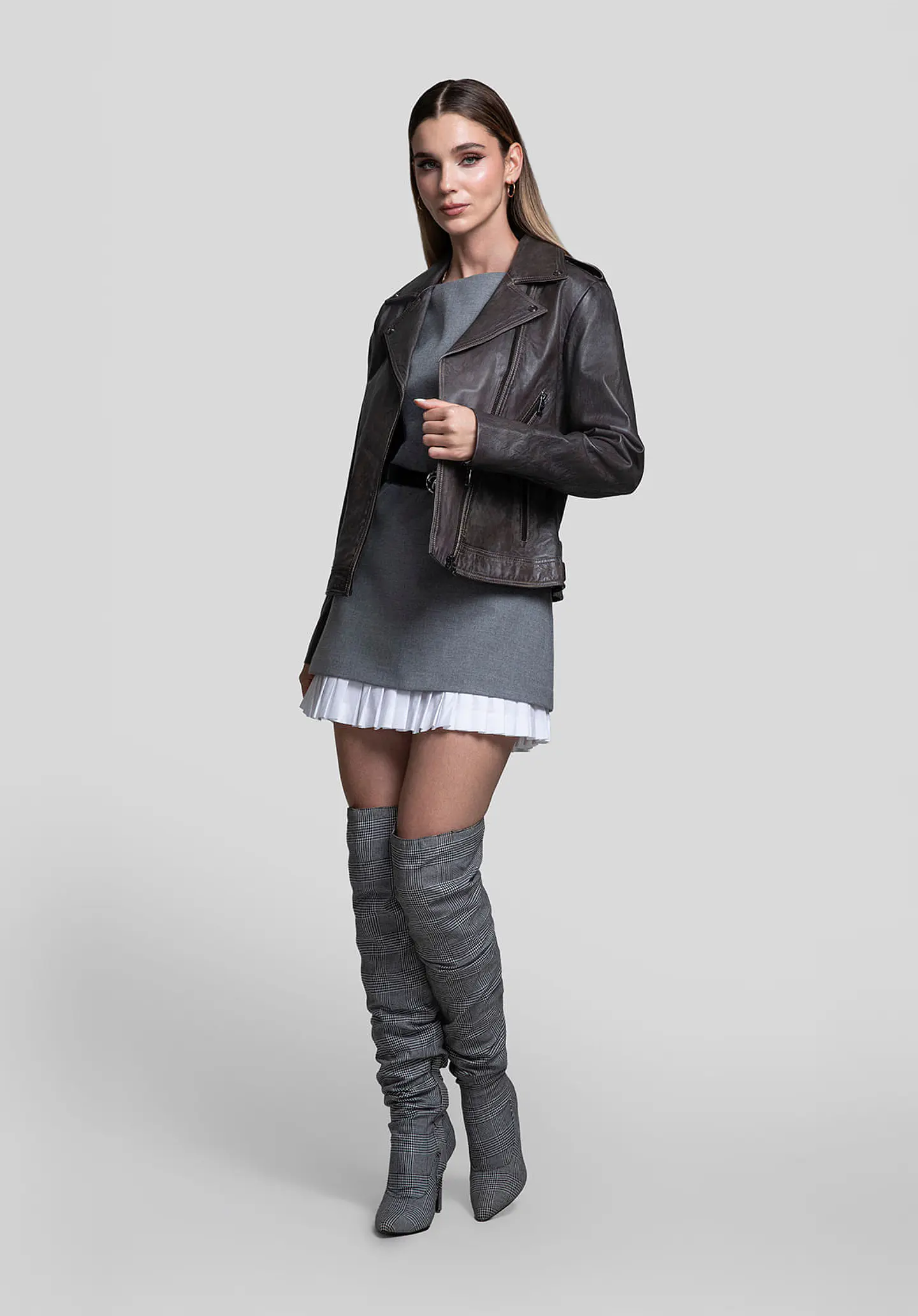 Casaca Cuero Biker Muse 39