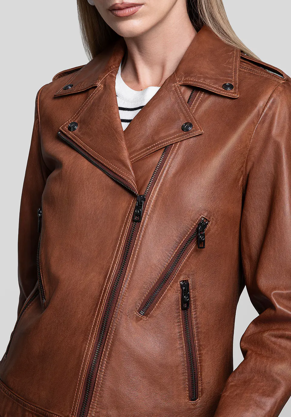 Casaca Cuero Biker Muse 59