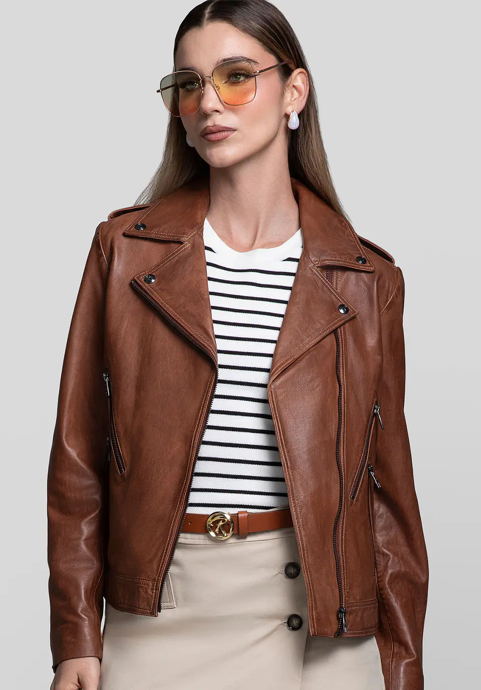 Casaca Cuero Biker Muse 67