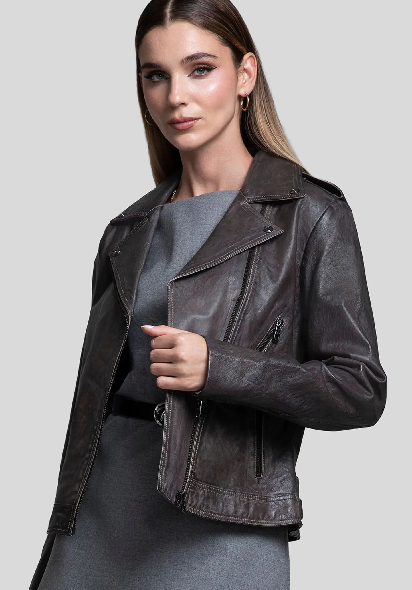 Casaca Cuero Biker Muse 71