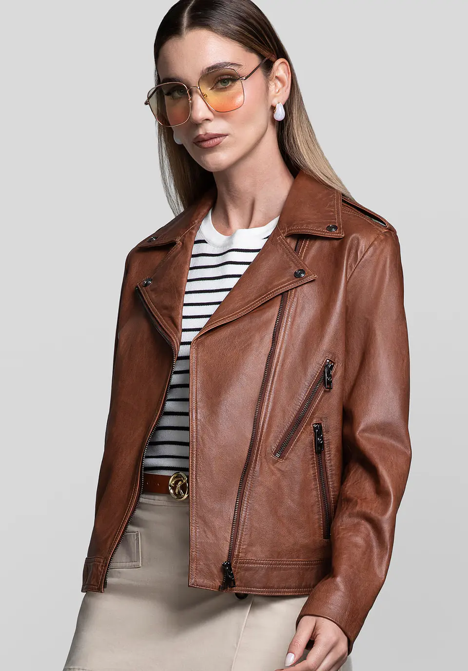 Casaca Cuero Biker Muse 79