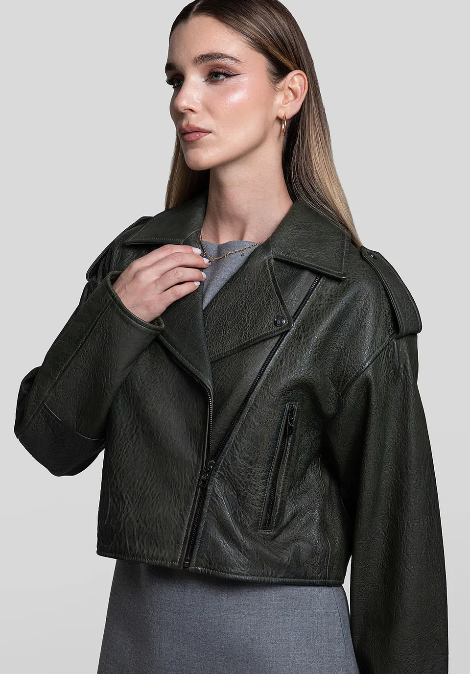 Casaca Cuero Biker Rogue 25