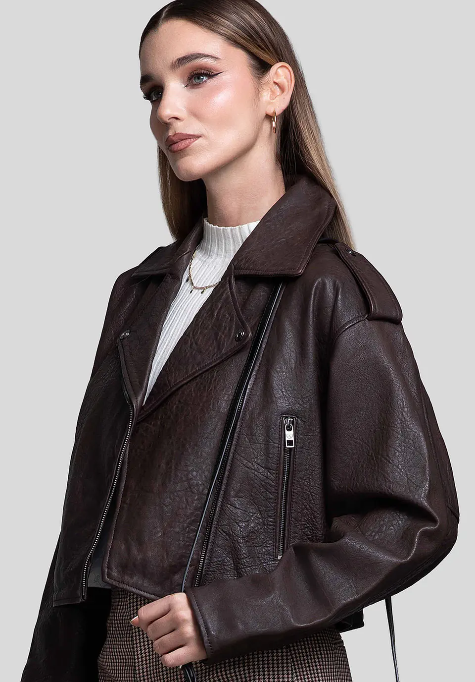 Casaca Cuero Biker Rogue 36