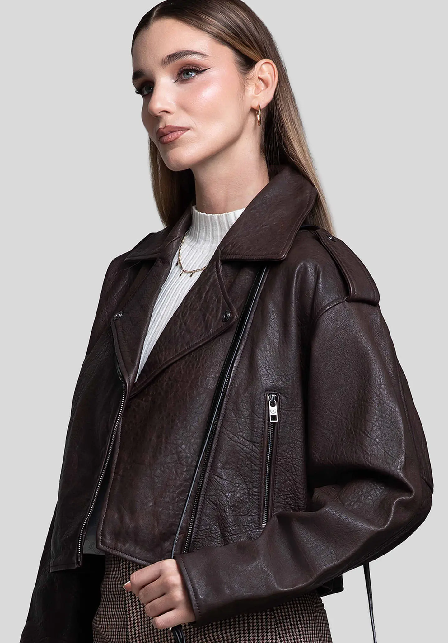 Casaca Cuero Biker Rogue 39