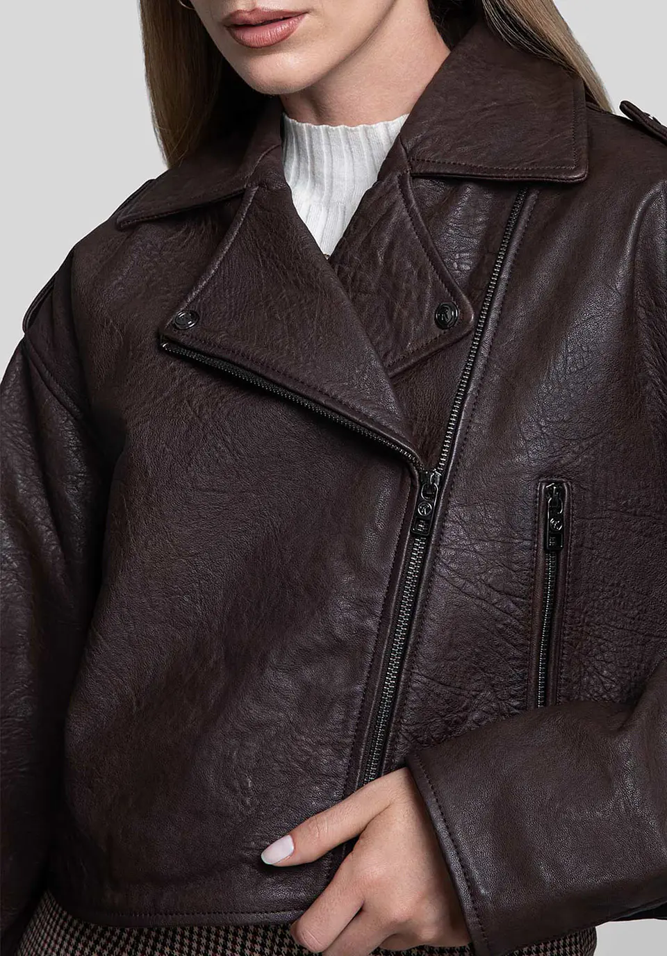 Casaca Cuero Biker Rogue 40