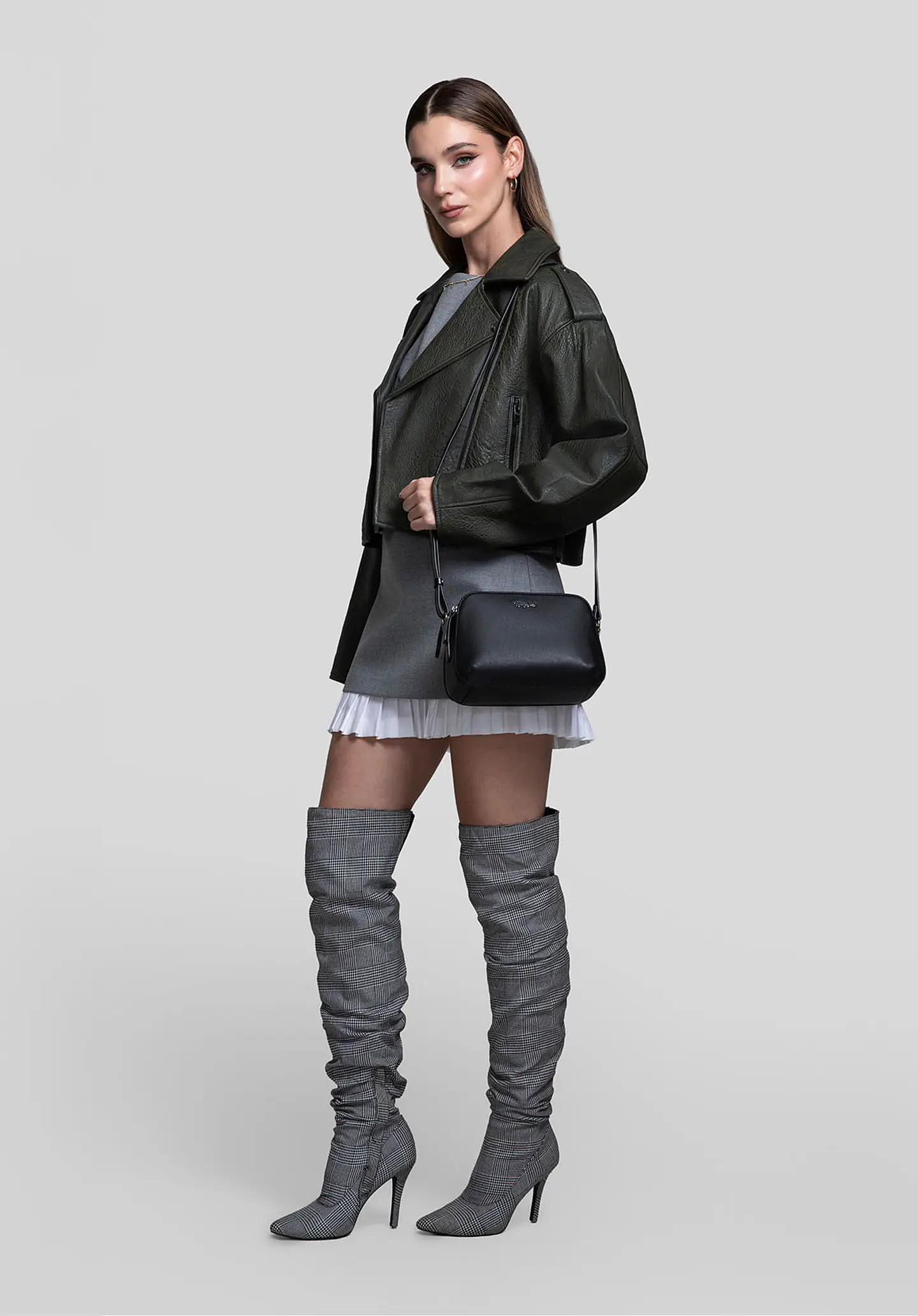 Casaca Cuero Biker Rogue 45