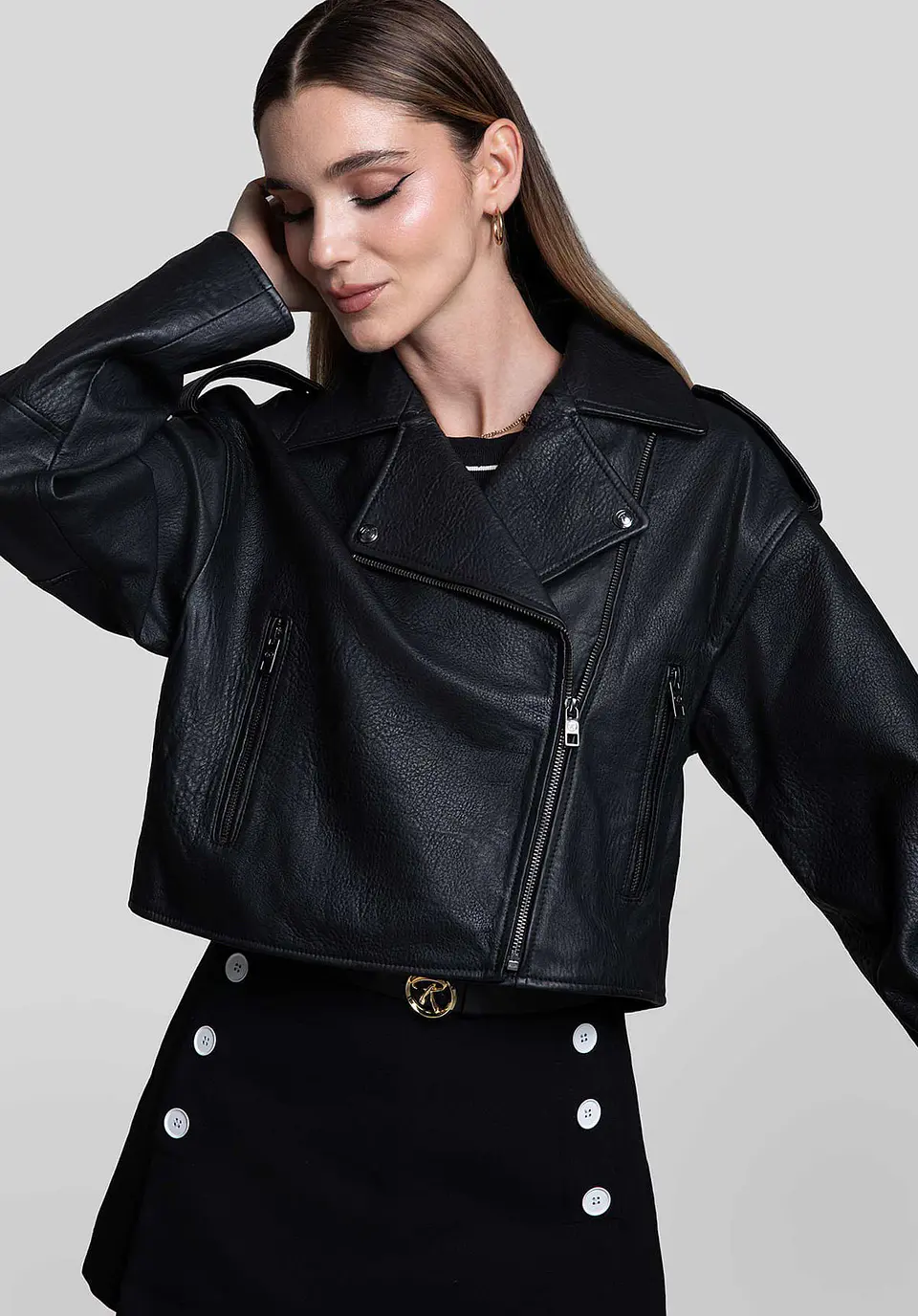 Casaca Cuero Biker Rogue 97