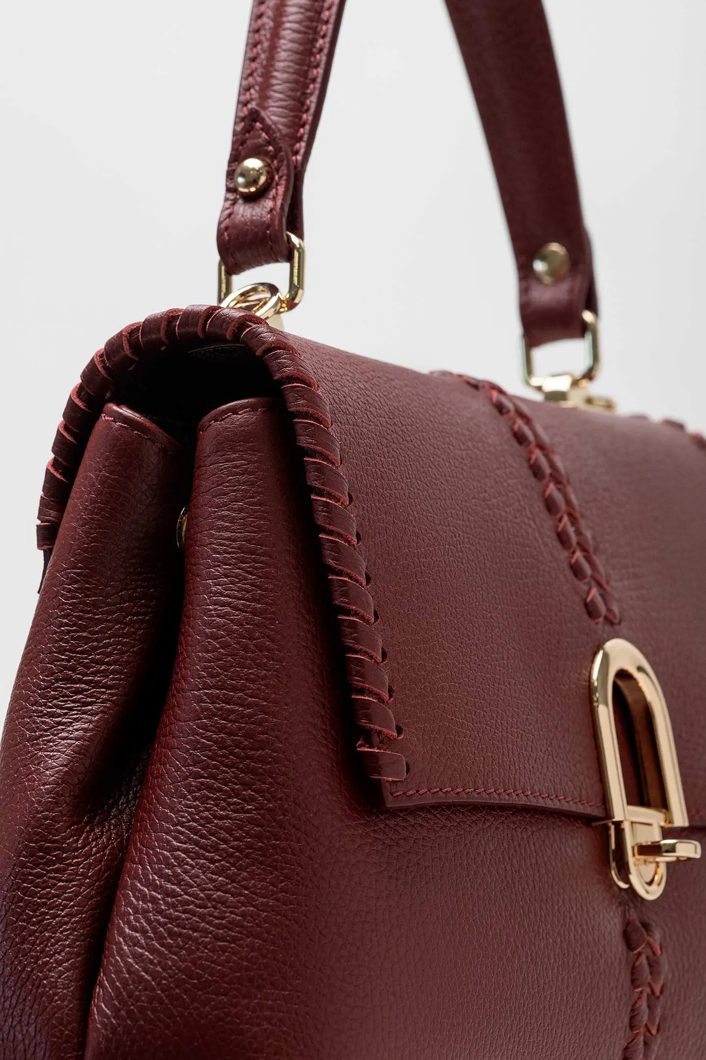 Cartera Cuero Espiga Satchel 1