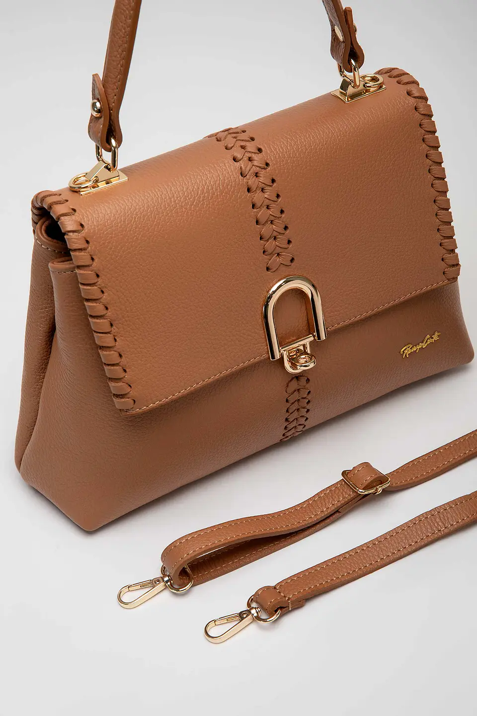 Cartera Cuero Espiga Satchel 6