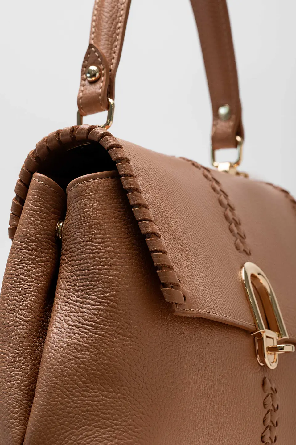 Cartera Cuero Espiga Satchel 7