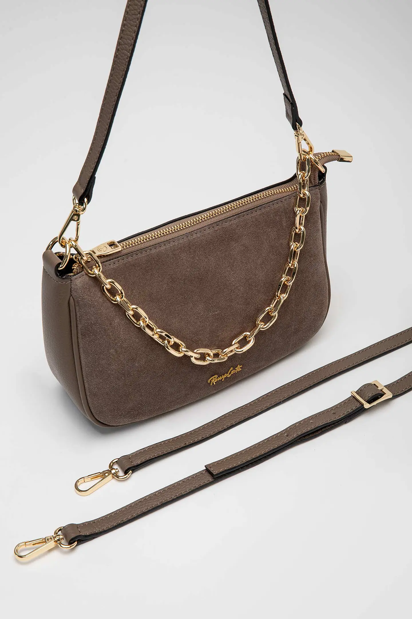 Cartera Cuero Kaia Chain 12