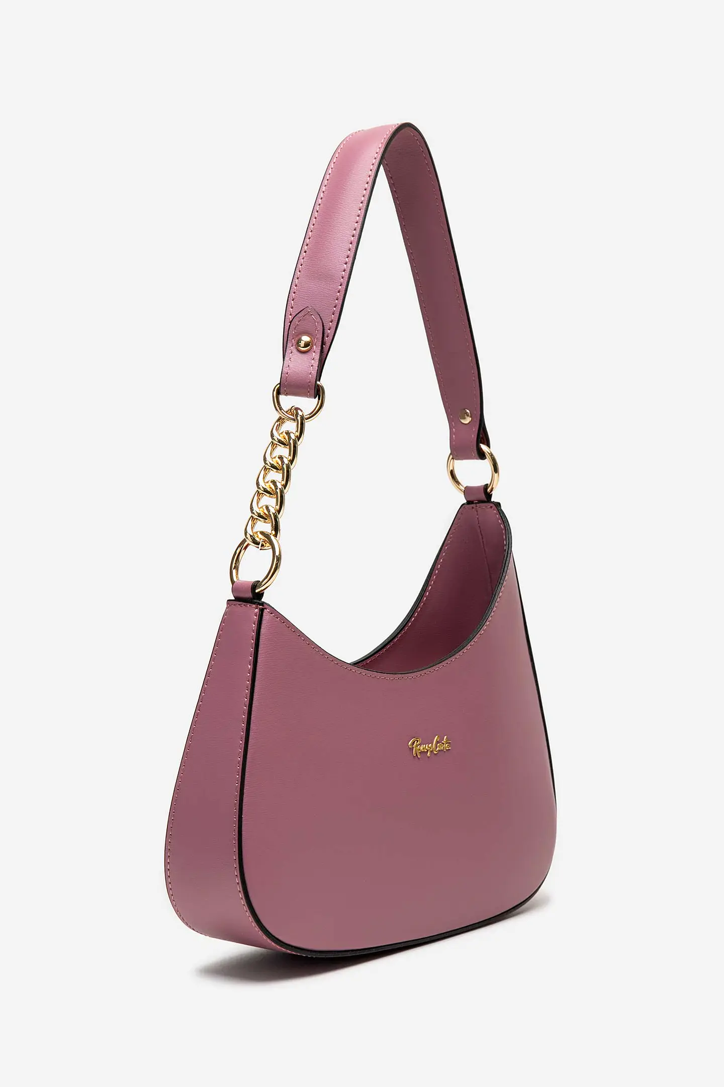 Cartera Cuero Hobo Chain 7