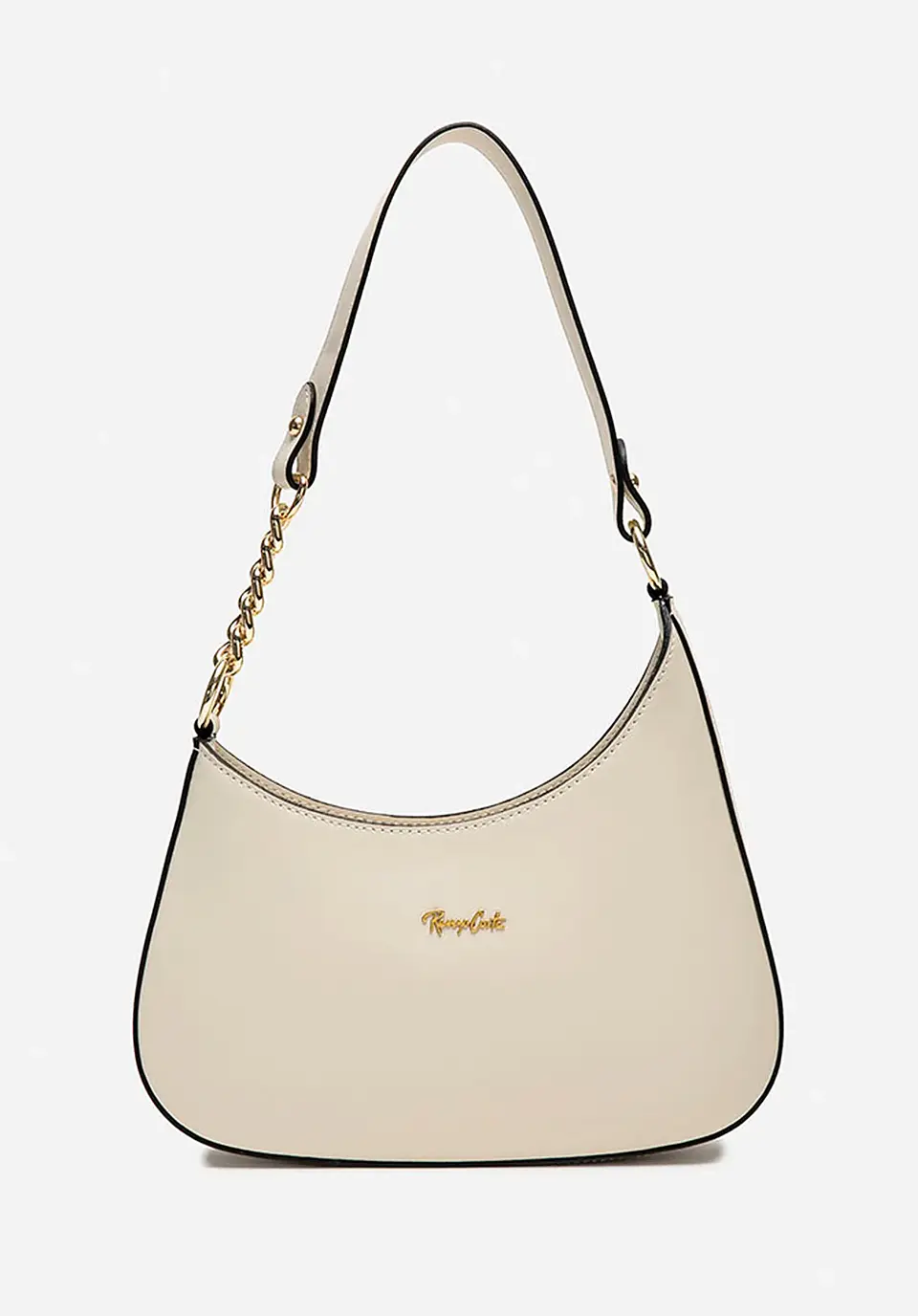 Cartera Cuero Hobo Chain 8