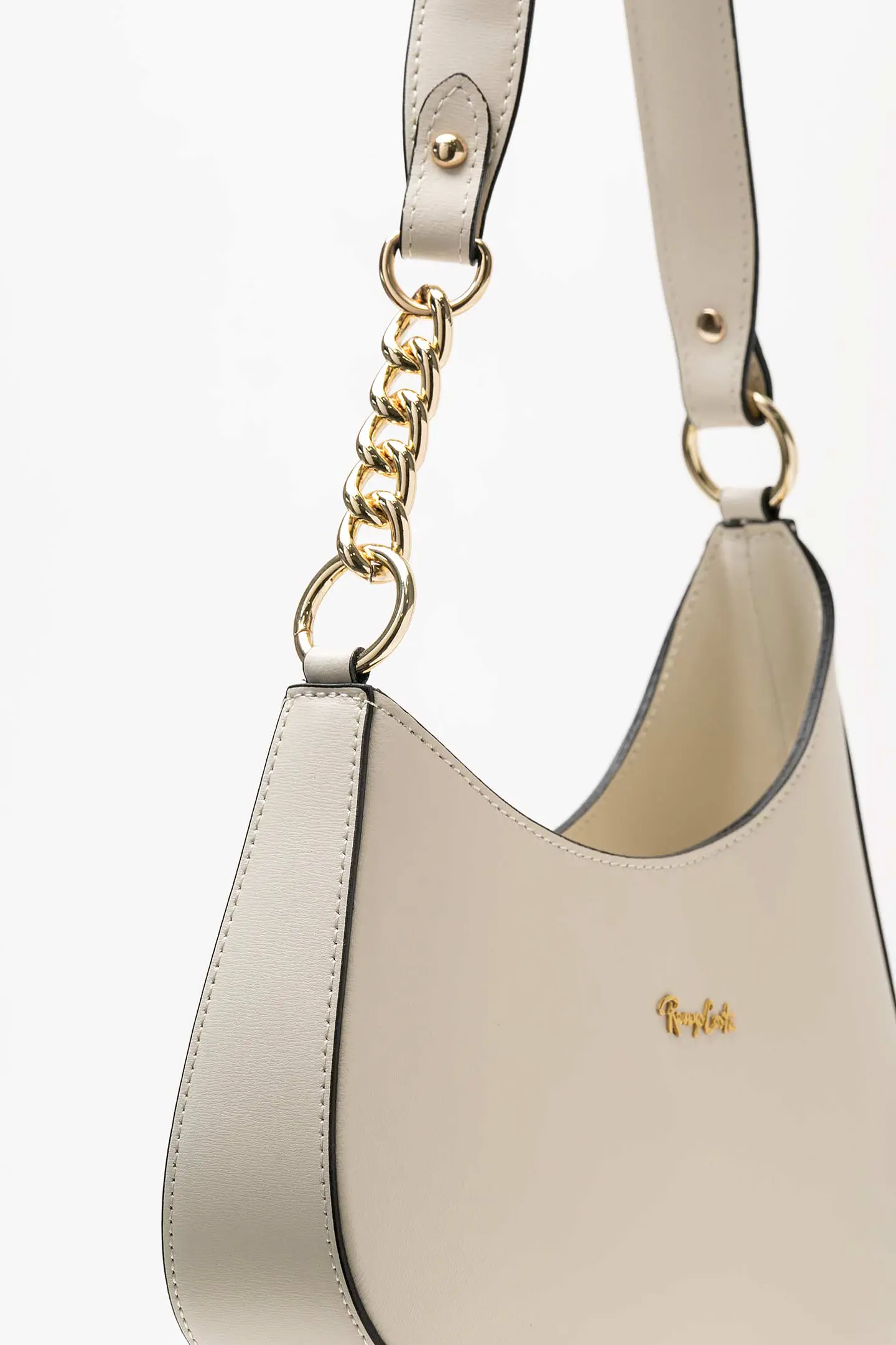 Cartera Cuero Hobo Chain 11