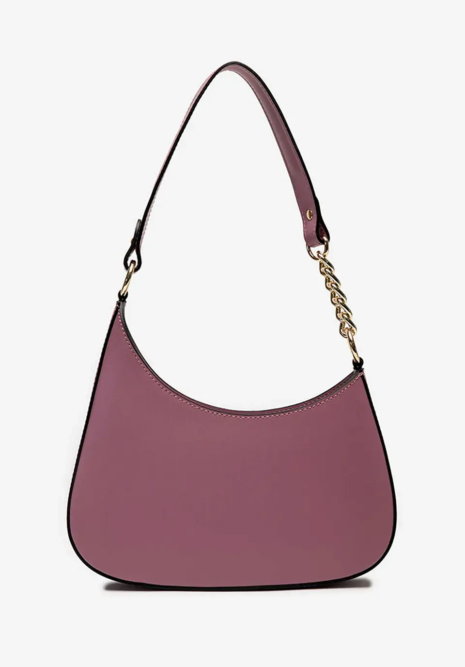 Cartera Cuero Hobo Chain 14